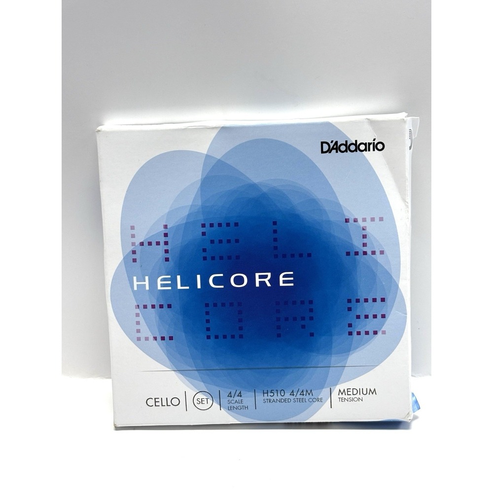 D'Addario Helicore H510 4/4M Cello String Set Medium Tension Open Box